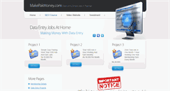 Desktop Screenshot of makepakmoney.com